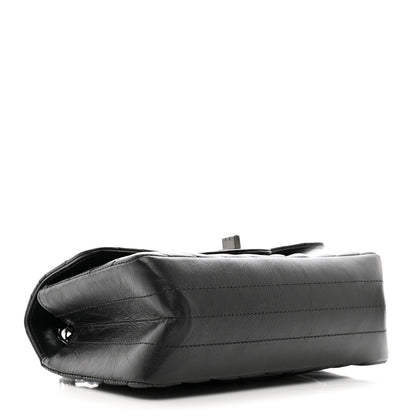 Chanel Aged Calfskin Chevron Quilted 2.55 Reissue Mini Flap So Black 4 of 10