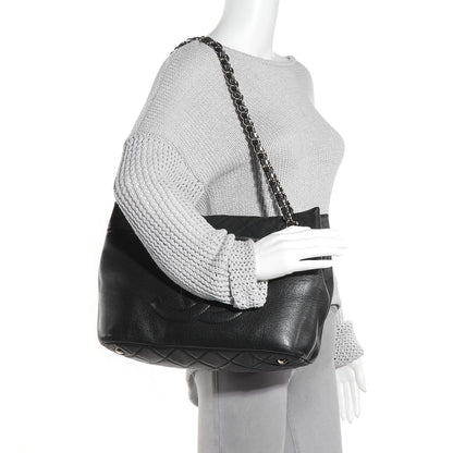 Chanel Caviar Large CC Timeless Soft Tote Black 2 of 7