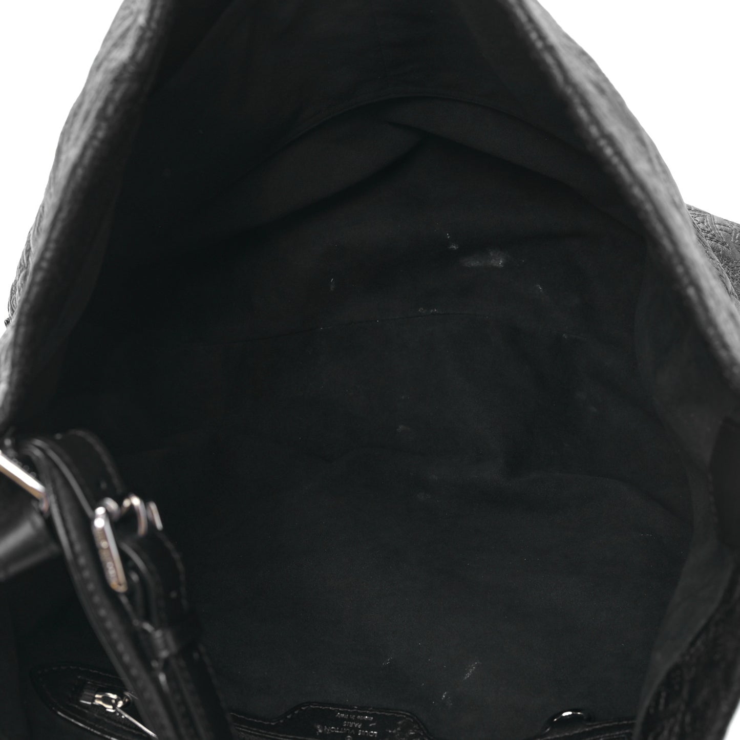 Monogram Lambskin Antheia Hobo PM Black