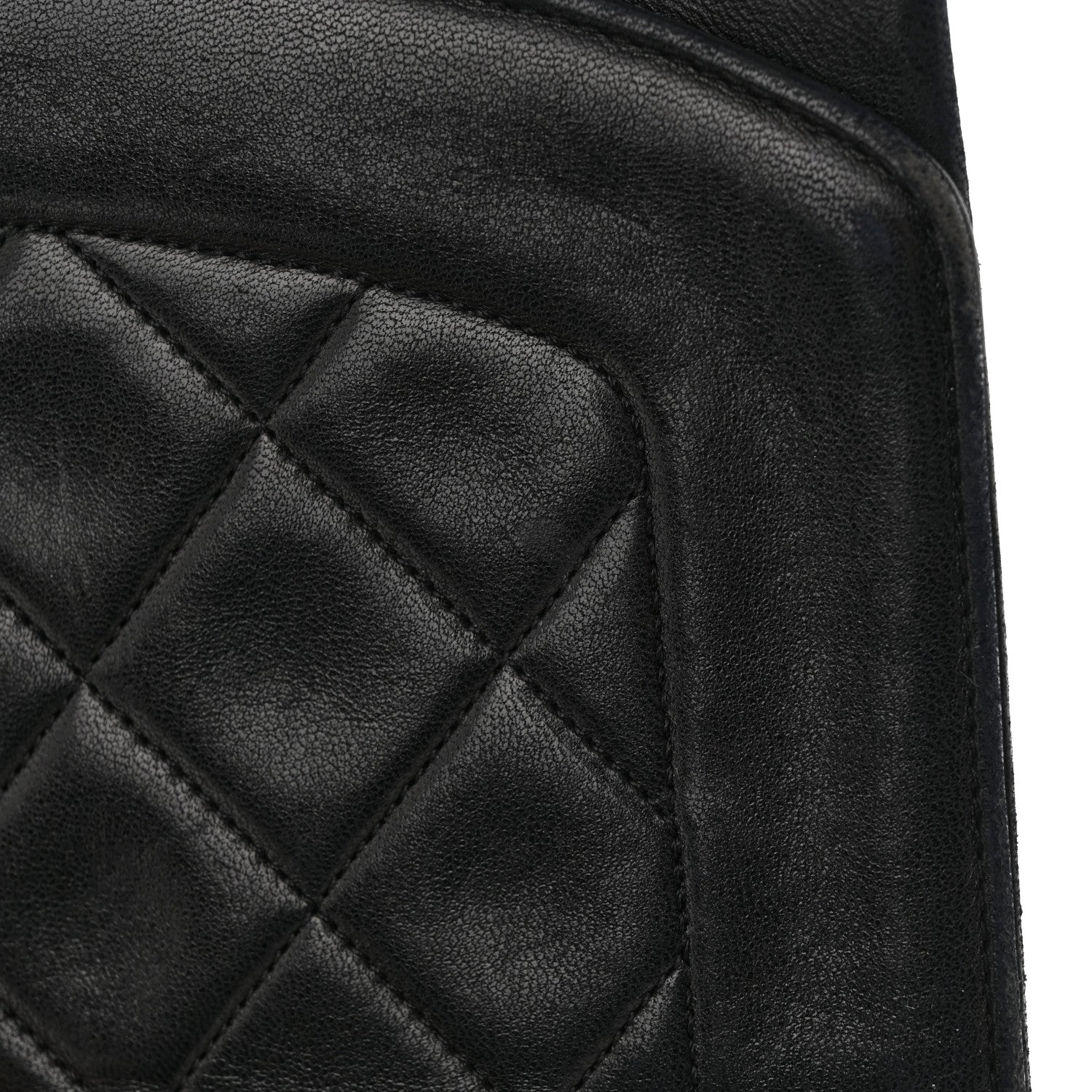 Chanel Lambskin Quilted Medium Single Flap Black 16 of 21
