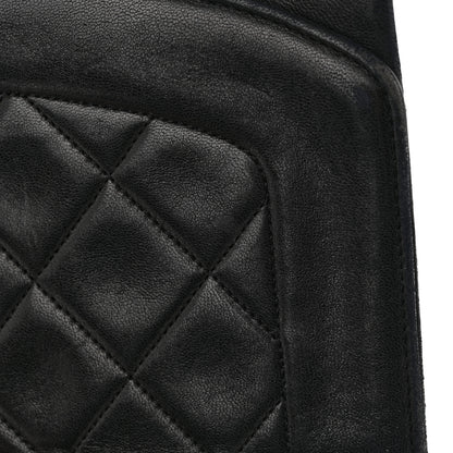 Chanel Lambskin Quilted Medium Single Flap Black 16 of 21