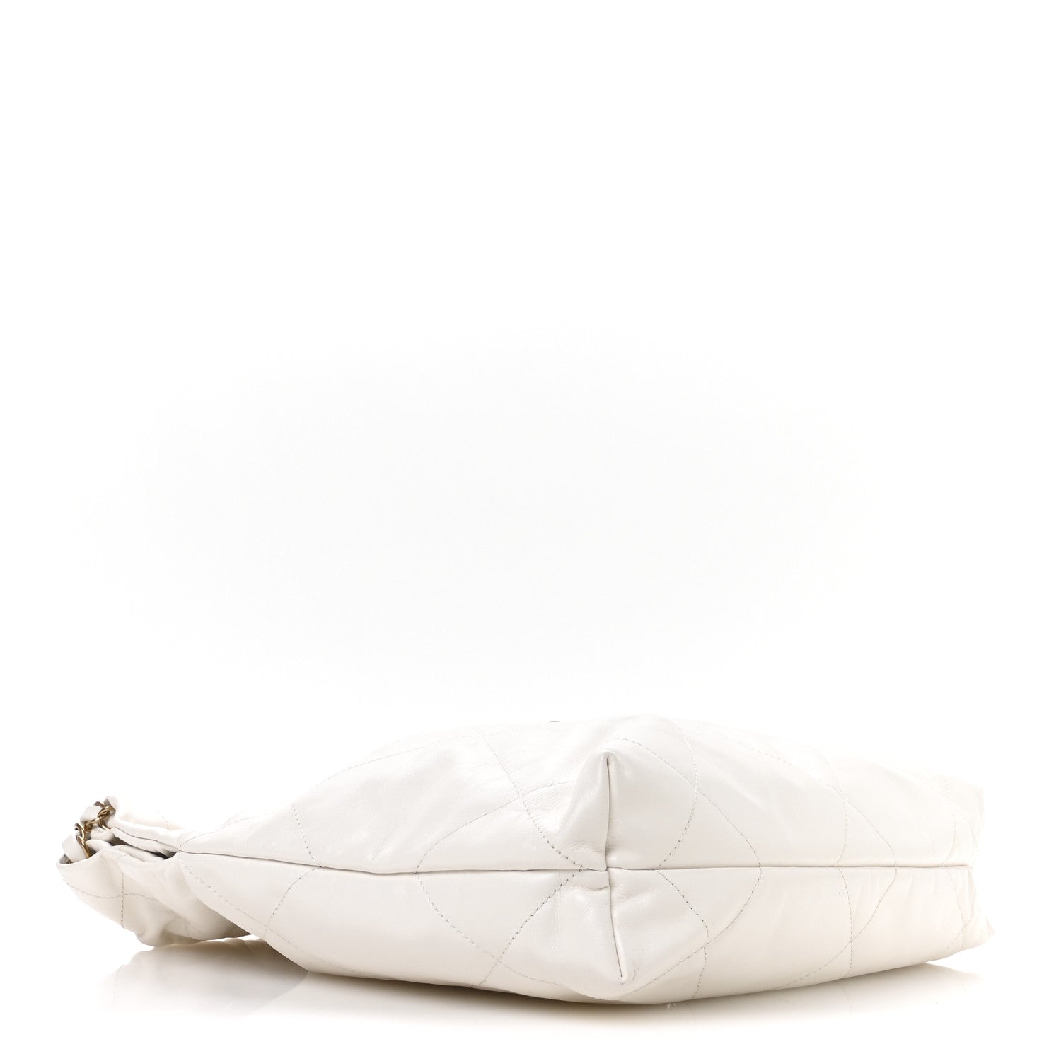 Chanel Shiny Calfskin Quilted Small Chanel 22 White 5 of 11