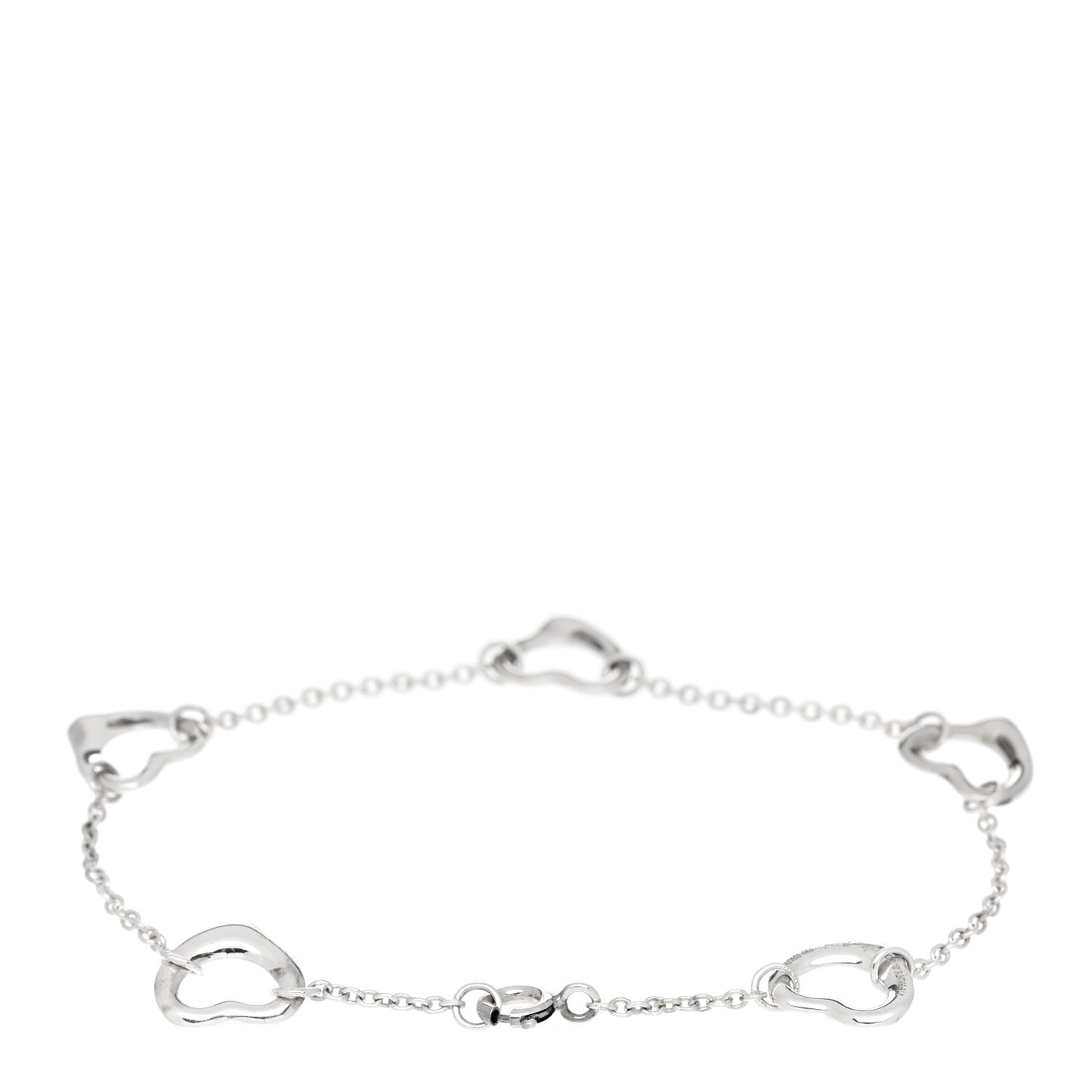 Sterling Silver Elsa Peretti Open Heart Bracelet