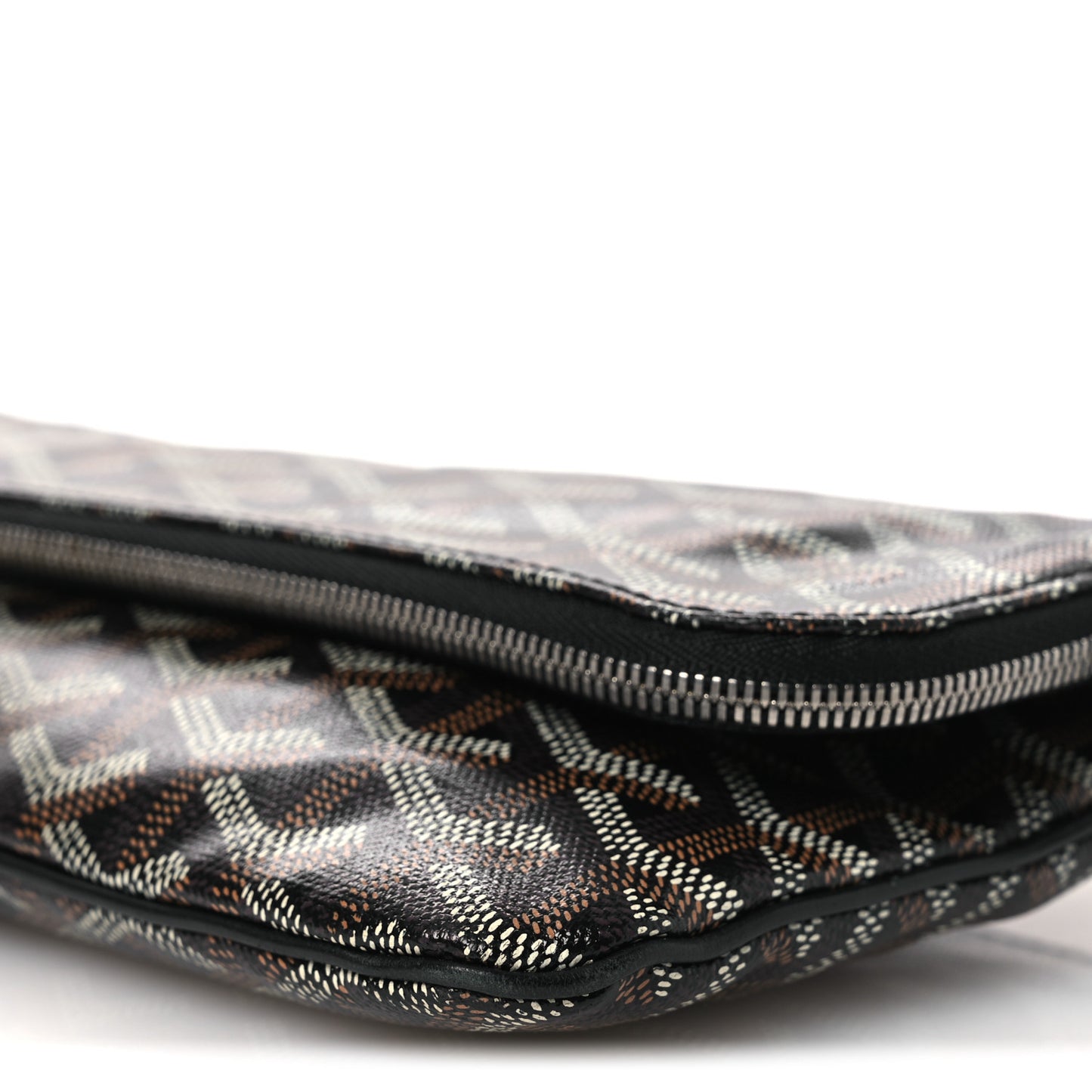 Goyardine Sainte Marie Soft Clutch Black