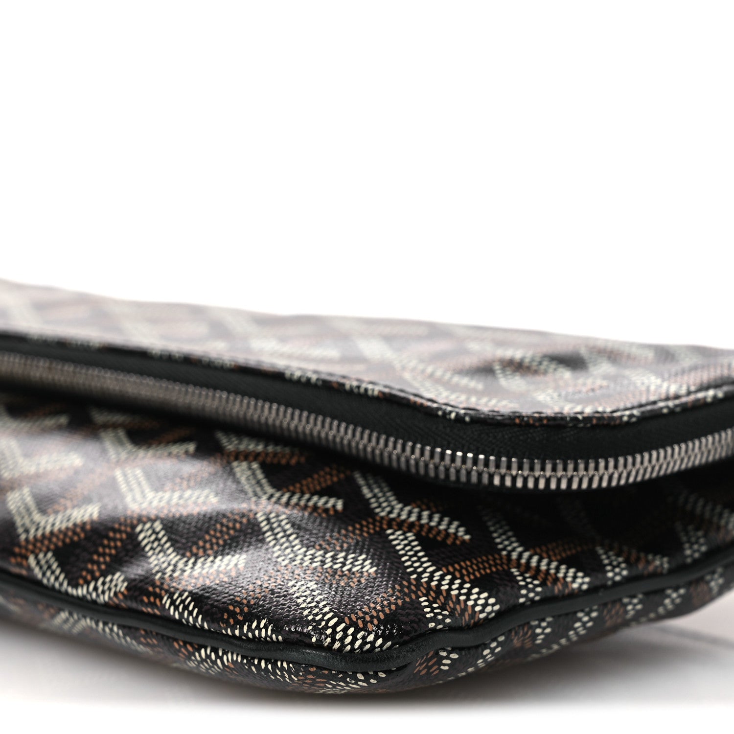 Goyard Goyardine Sainte Marie Soft Clutch Black 10 of 12