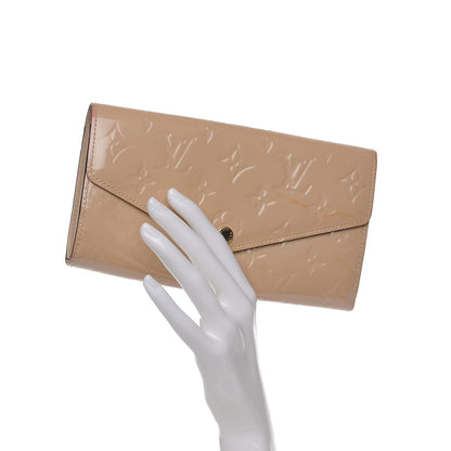 Louis Vuitton Vernis Sarah Wallet NM Dune 2 of 14
