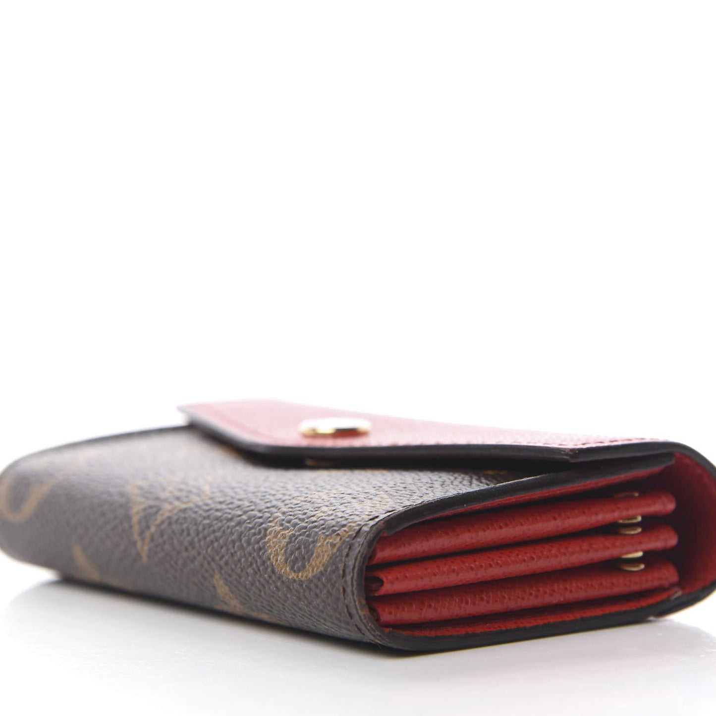 Monogram Sarah Multicartes Coquelicot