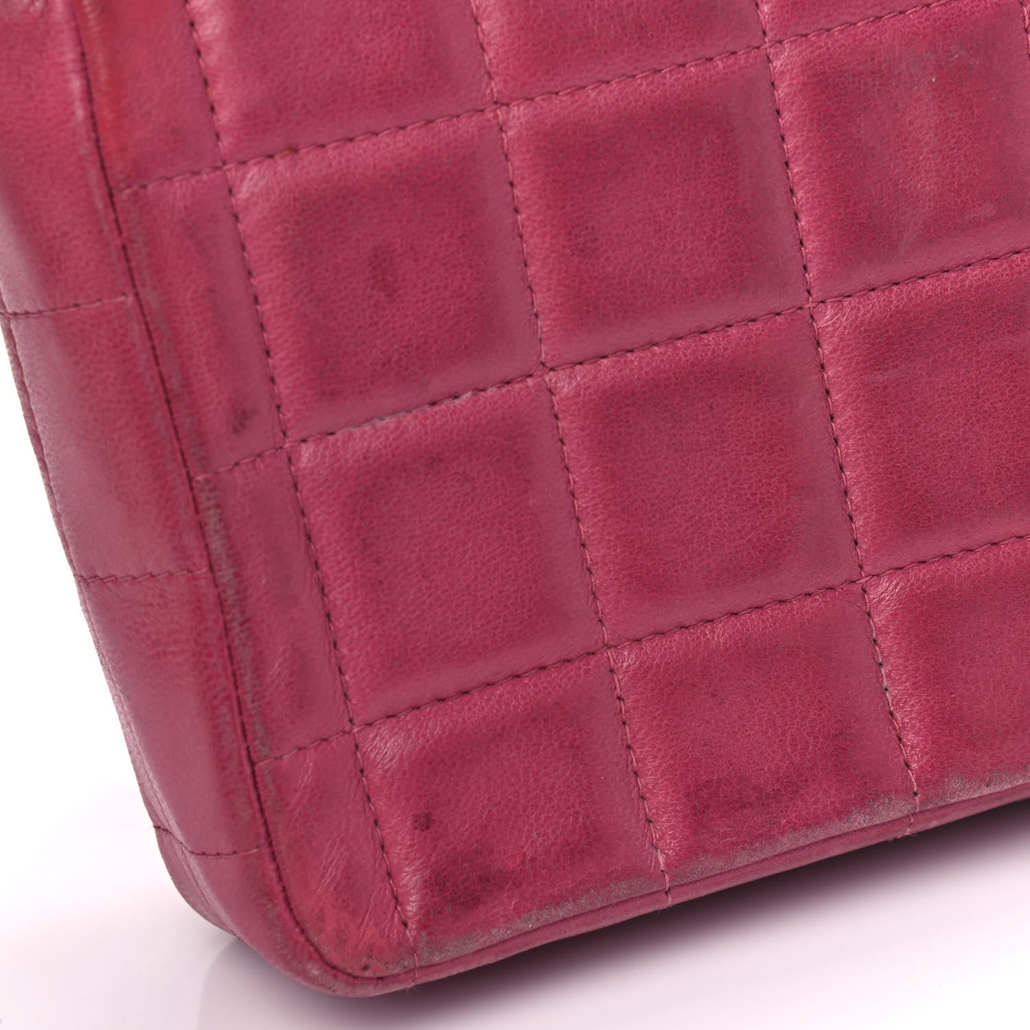 Chanel Lambskin East West Chocolate Bar Flap Pink 9 of 13