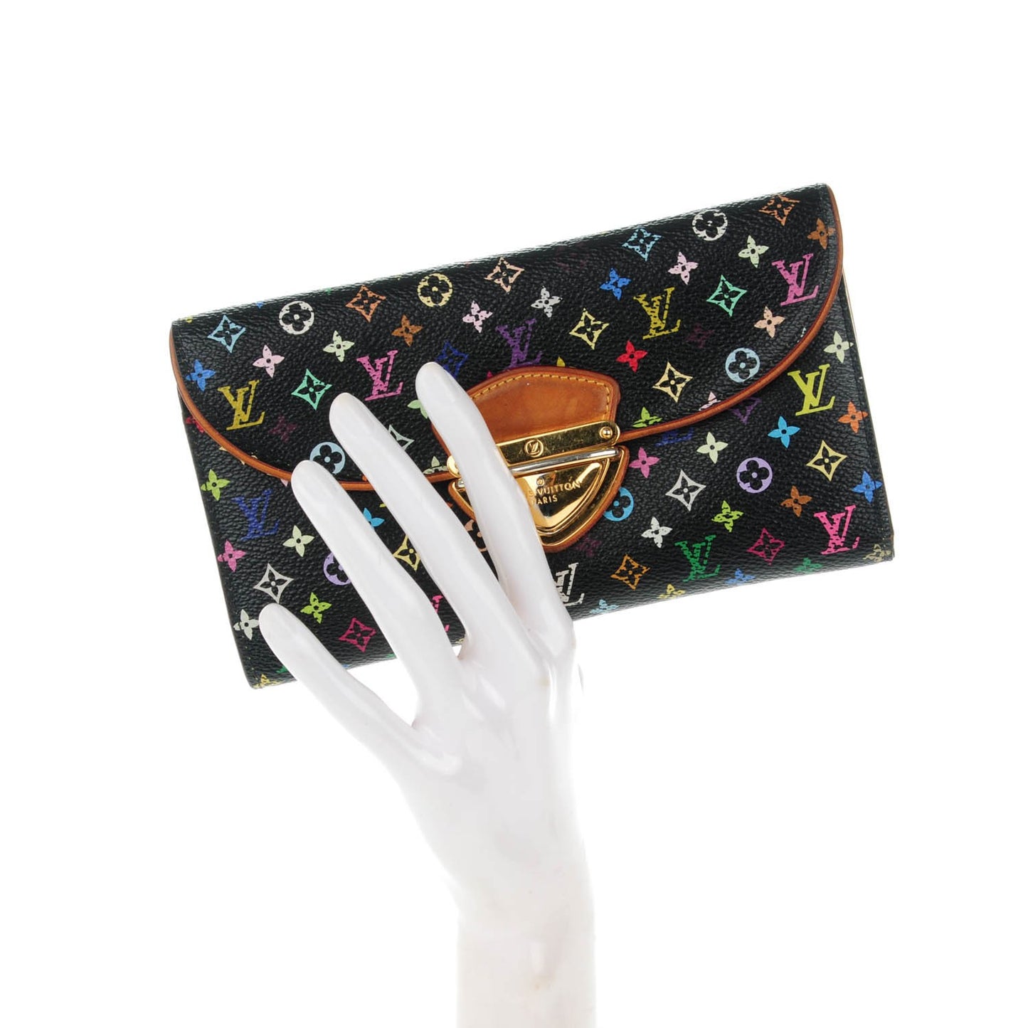 Monogram Multicolor Eugenie Wallet Black