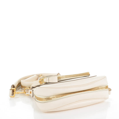 Tom Ford Grained Calfskin Medium Jennifer Crossbody Ivory 4 of 6