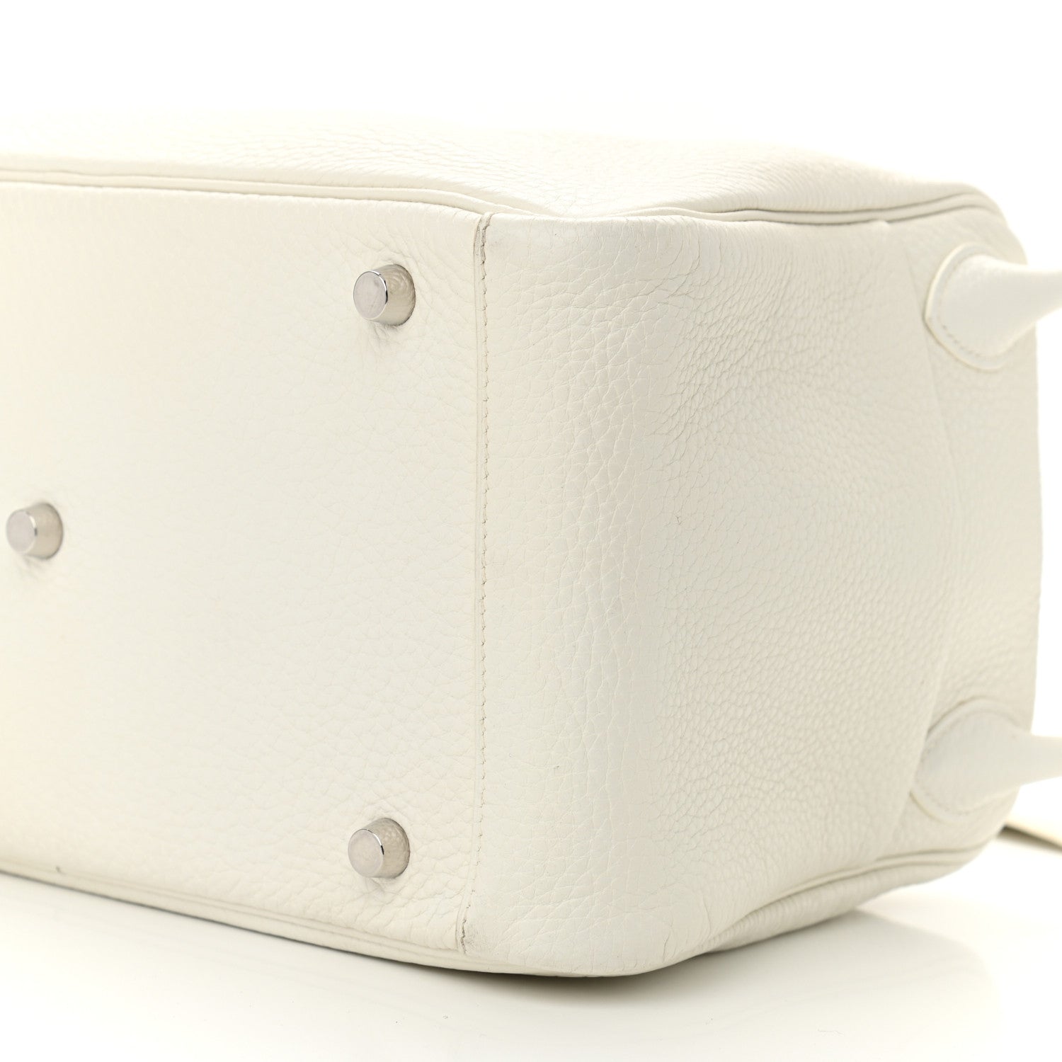 Hermes Taurillon Clemence Lindy 30 White 10 of 12
