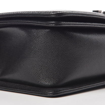 Chanel Caviar Quilted Medium Boy Flap Black 8 of 10