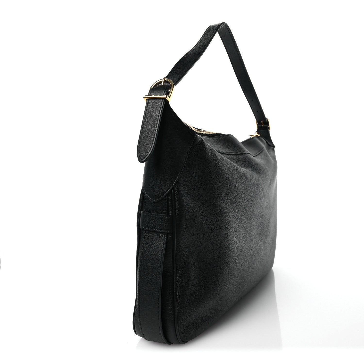 Celine Supple Calfskin Large Romy Shoulder Bag Black 3 of 11