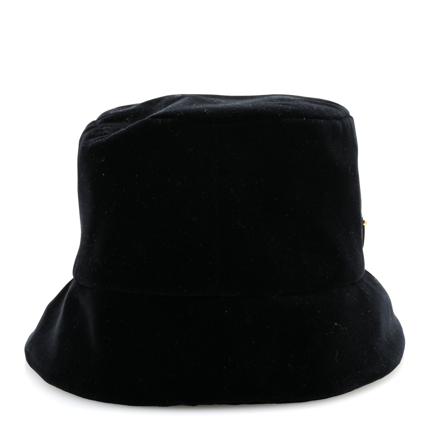Velvet Triangle Womens Bucket Hat S Black