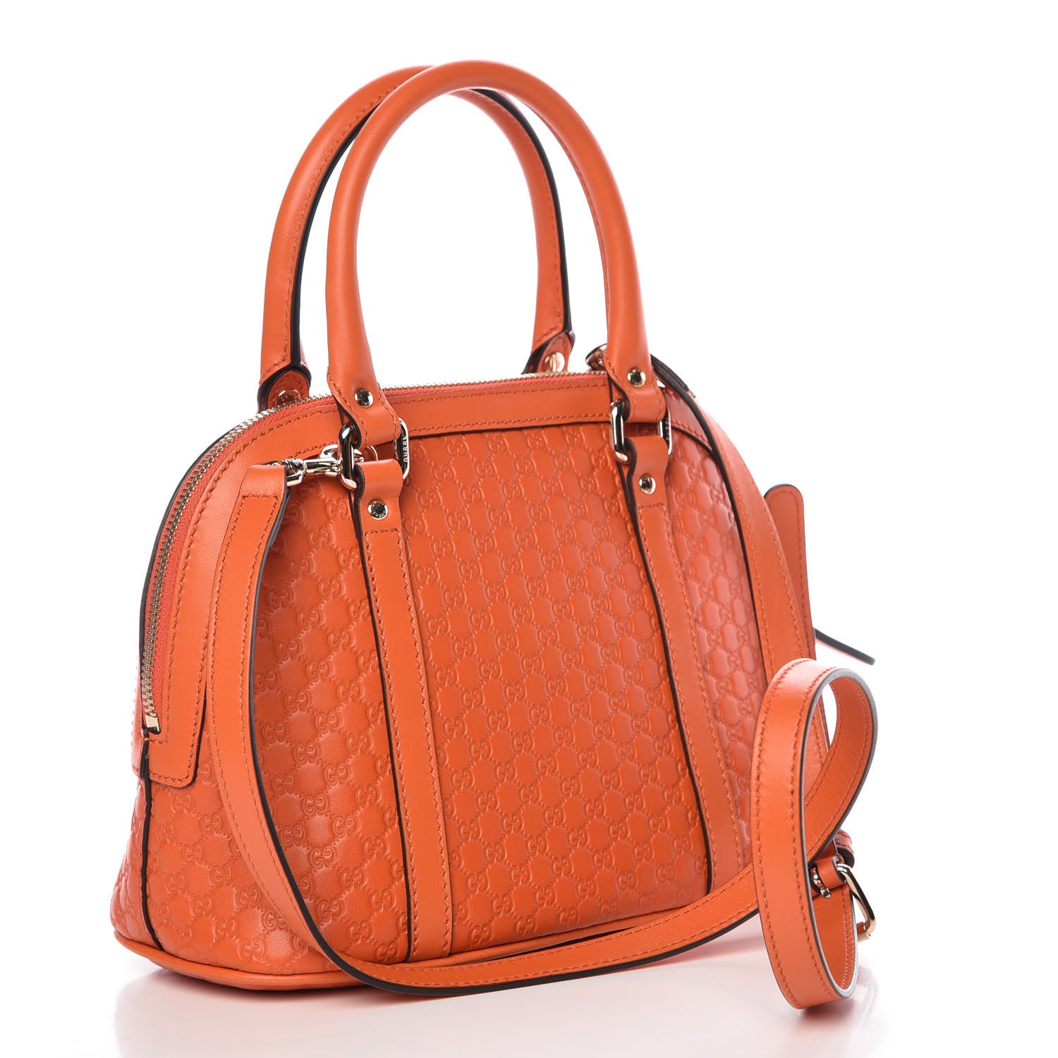 Gucci Microguccissima Mini Dome Bag Sun Orange 3 of 9
