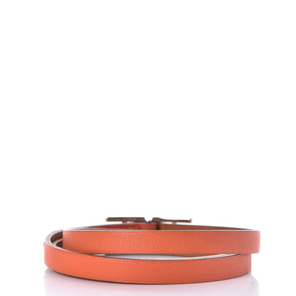 Hermes Swift Hapi 3 MM Triple Tour Bracelet S Mangue 3 of 9