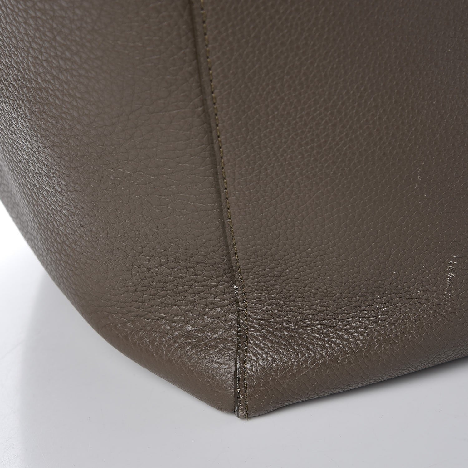 Celine Soft Grained Calfskin Small Belt Cabas Phantom Taupe 10 of 14