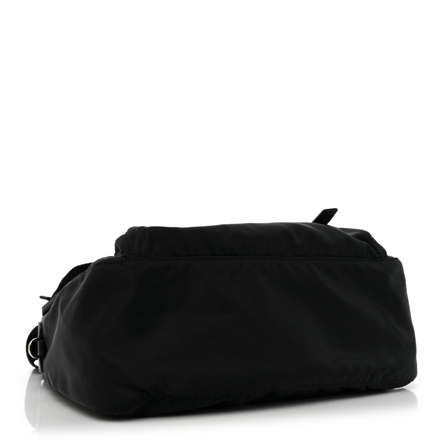 Tessuto Nylon Saffiano Vela Messenger Bag Black