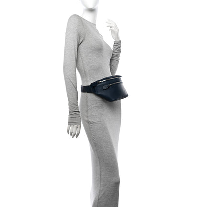 Hermes Taurillon Cristobal Cityslide Belt Bag PM Bleu De Prusse 2 of 10