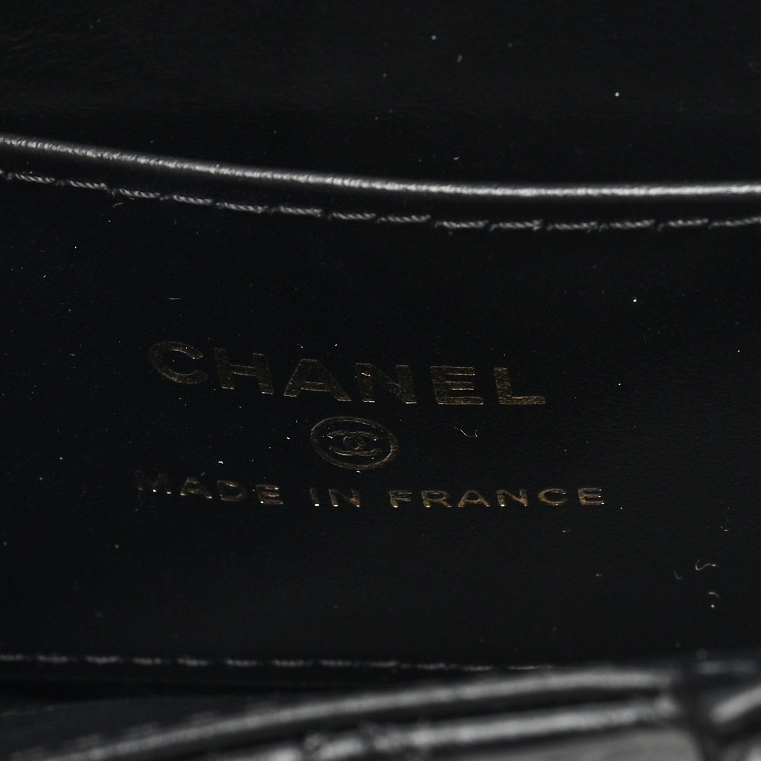 Chanel Shiny Aged Calfskin Quilted Mini Nano Kelly Shopper Black 6 of 11