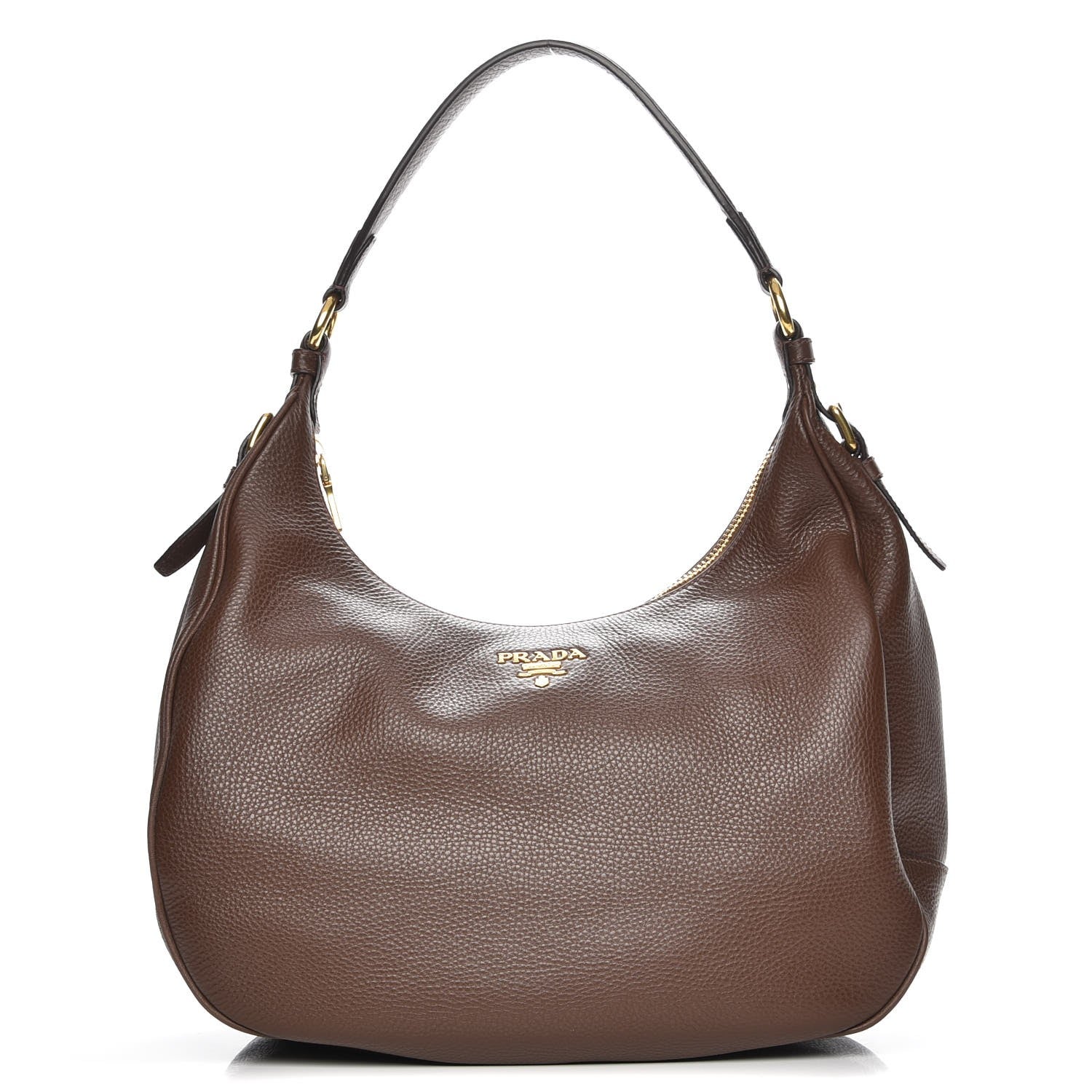 Prada Vitello Daino Hobo Bruciato 1 of 7