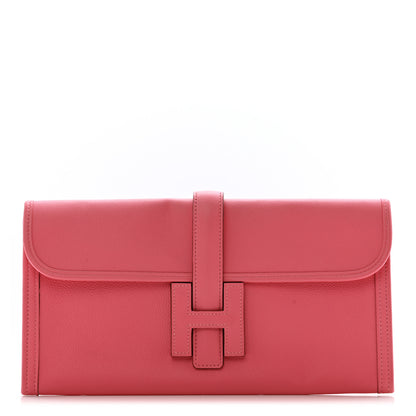 Hermes Evercolor Jige Elan 29 Clutch Rose Azalee 1 of 9