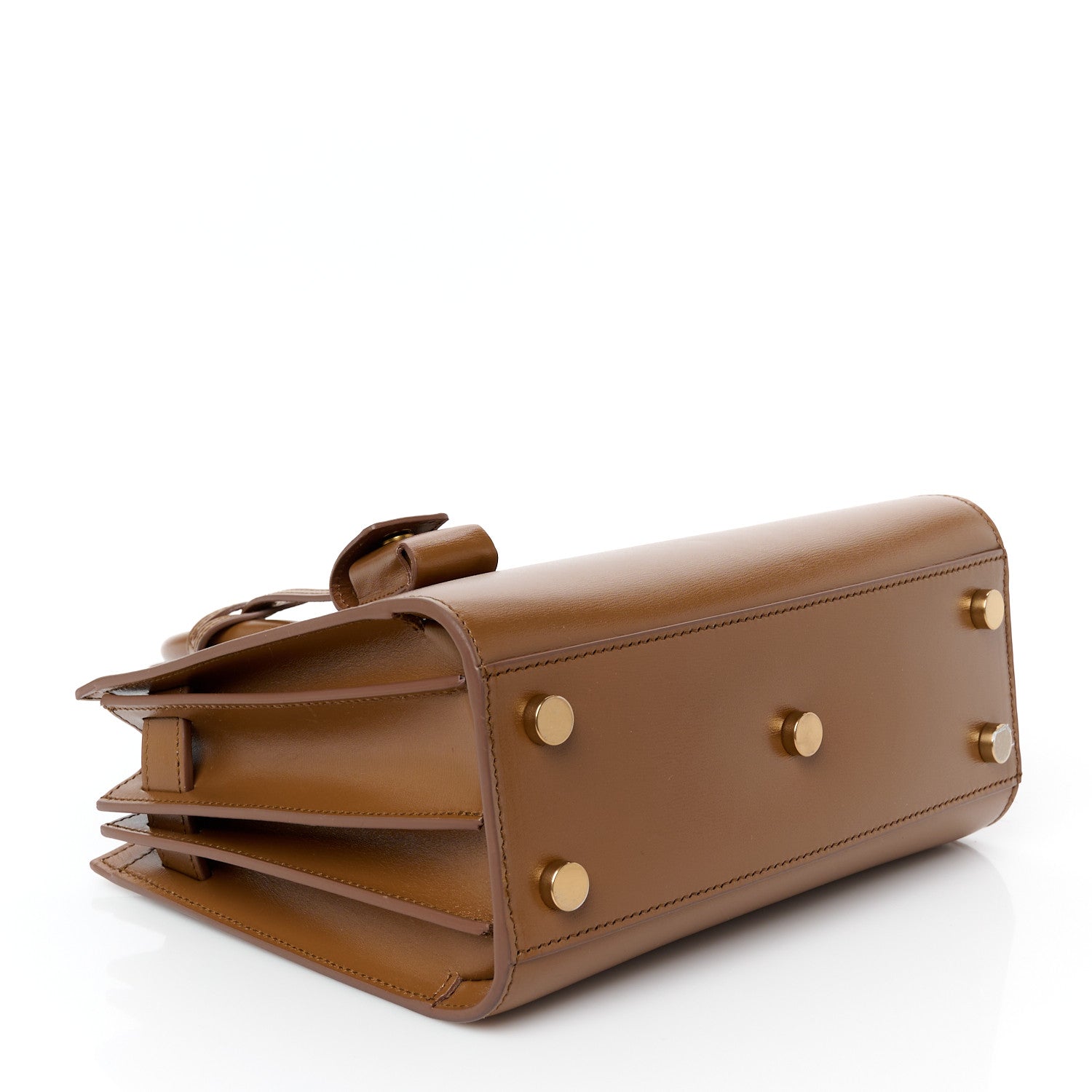 Saint Laurent Calfskin Nano Supple Sac De Jour Fox 1750393