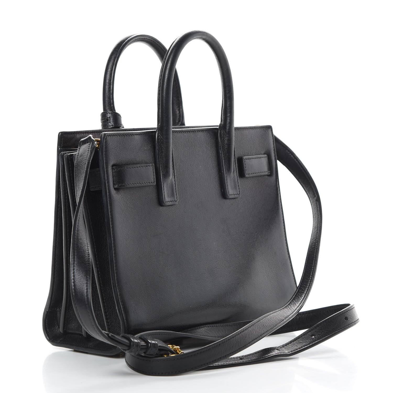 Saint Laurent Calfskin Nano Sac de Jour Black 3 of 19