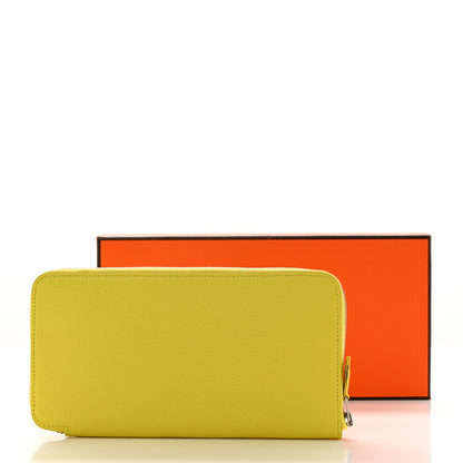 Hermes Epsom Silk'In Wallet Soufre Gris Tourterelle 9 of 9