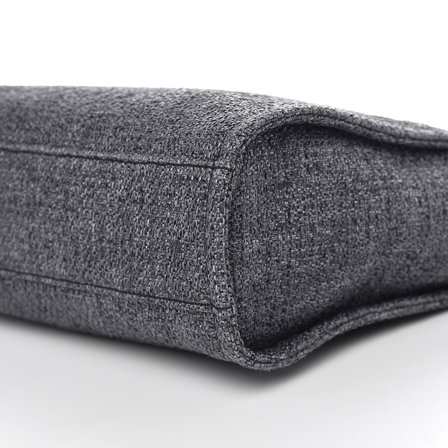 Chanel Lurex Straw Mini Deauville Tote Black 9 of 9