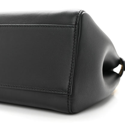 Fendi Nappa Mini Peekaboo Iconic Satchel Black 9 of 9
