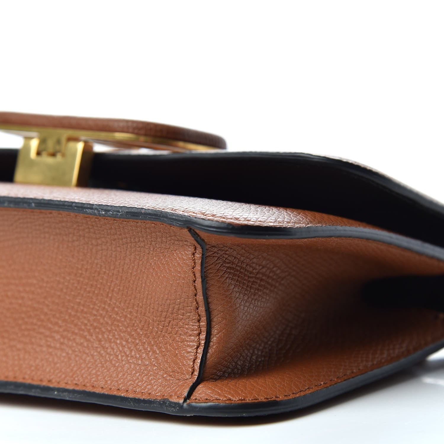 Valentino Garavani Grainy Calfskin VSling Belt Bag Saddle Brown 10 of 11