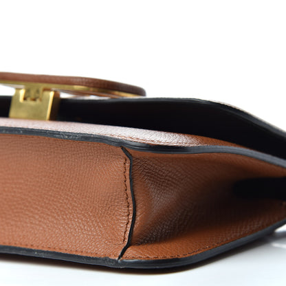 Valentino Garavani Grainy Calfskin VSling Belt Bag Saddle Brown 10 of 11