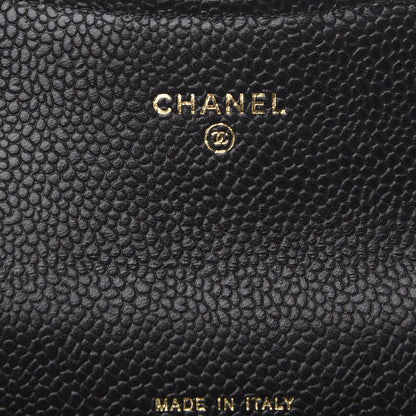 Chanel Caviar Quilted Flap Card Holder Black 5 of 8