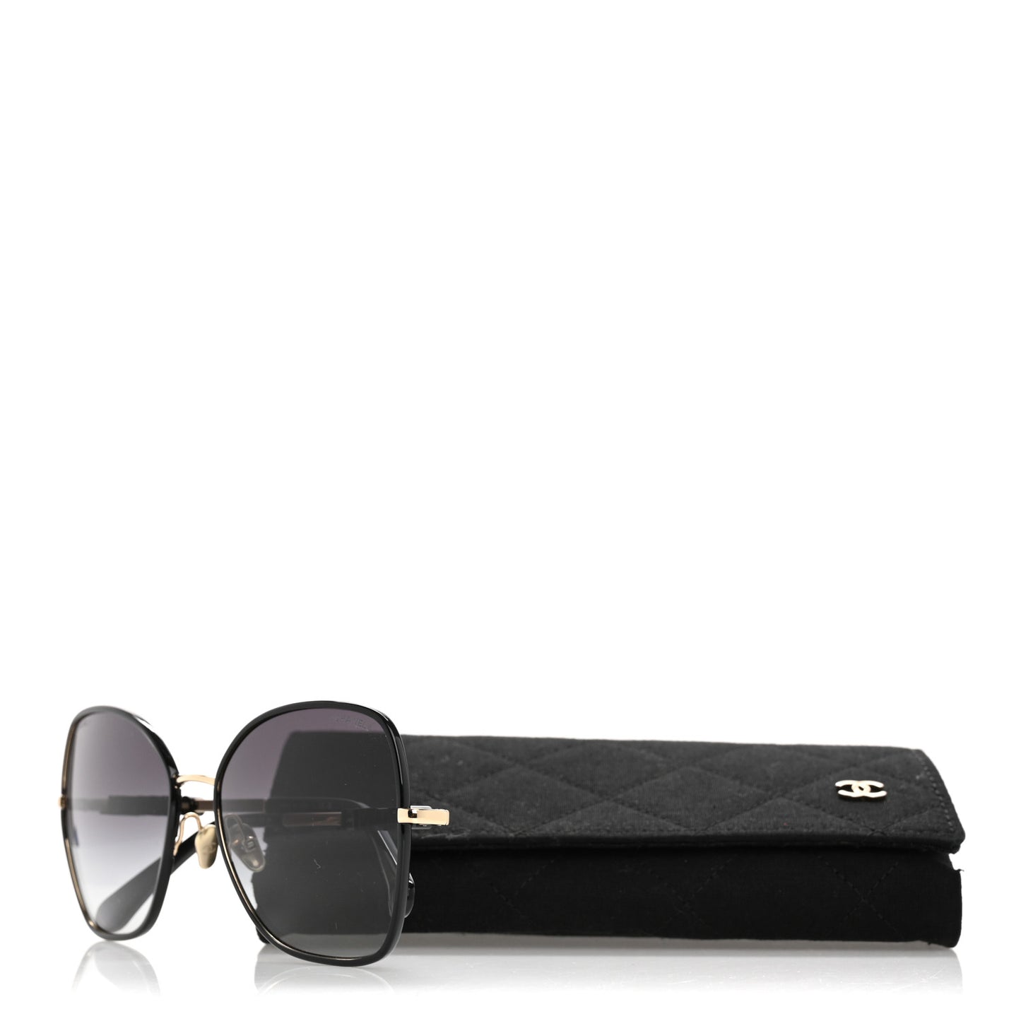 Metal Butterfly Sunglasses 4283 Black