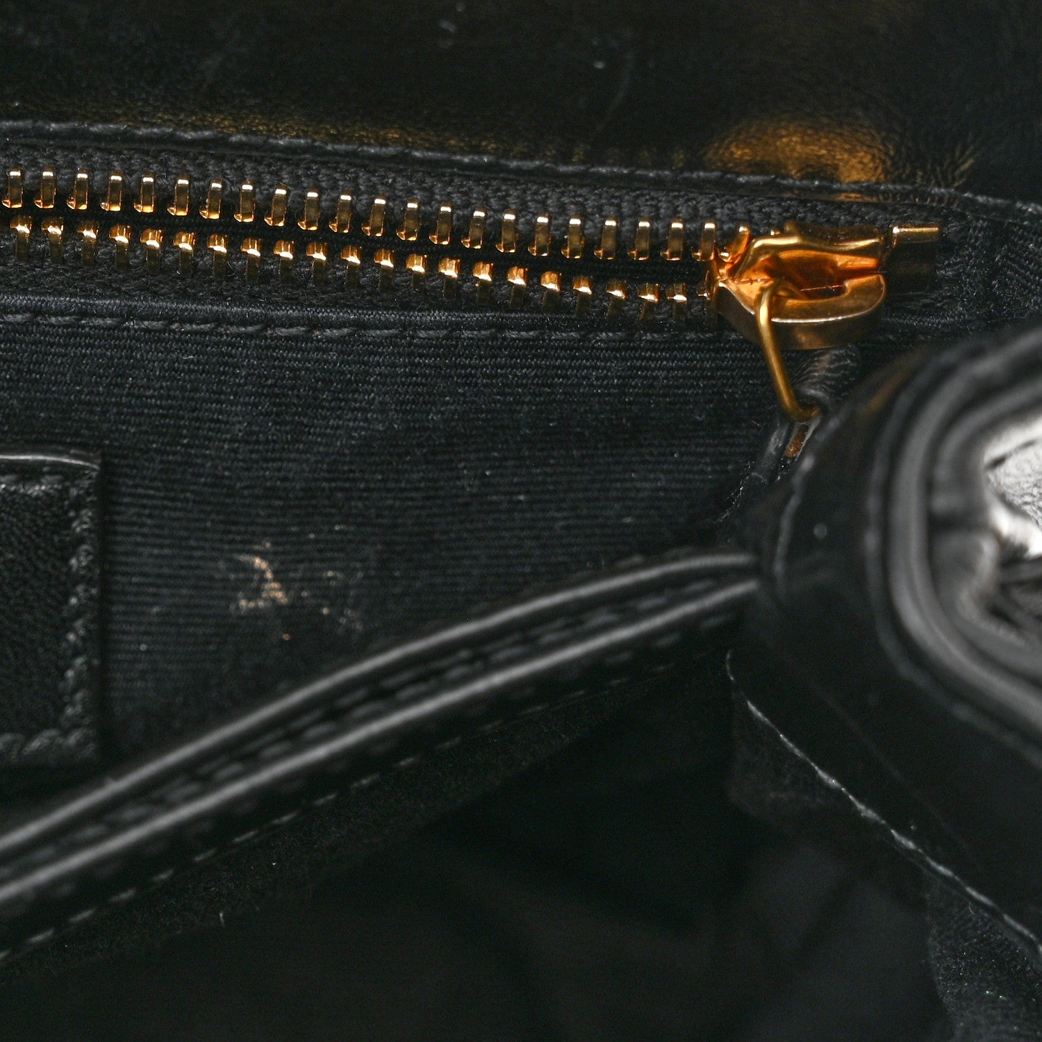 Saint Laurent Calfskin Y Quilted Monogram Toy Loulou Crossbody Bag Black 12 of 13