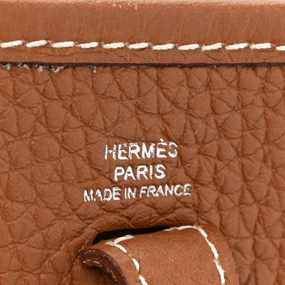 Hermes Taurillon Clemence Evelyne TPM Gold 6 of 11