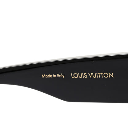 Louis Vuitton Acetate Swarovski Crystal Cyclone Sunglasses Z1578W Black 5 of 7