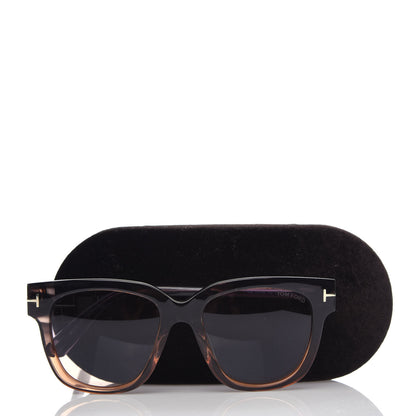 Tom Ford Acetate Tracy Sunglasses TF436 Grey Peach 8 of 8
