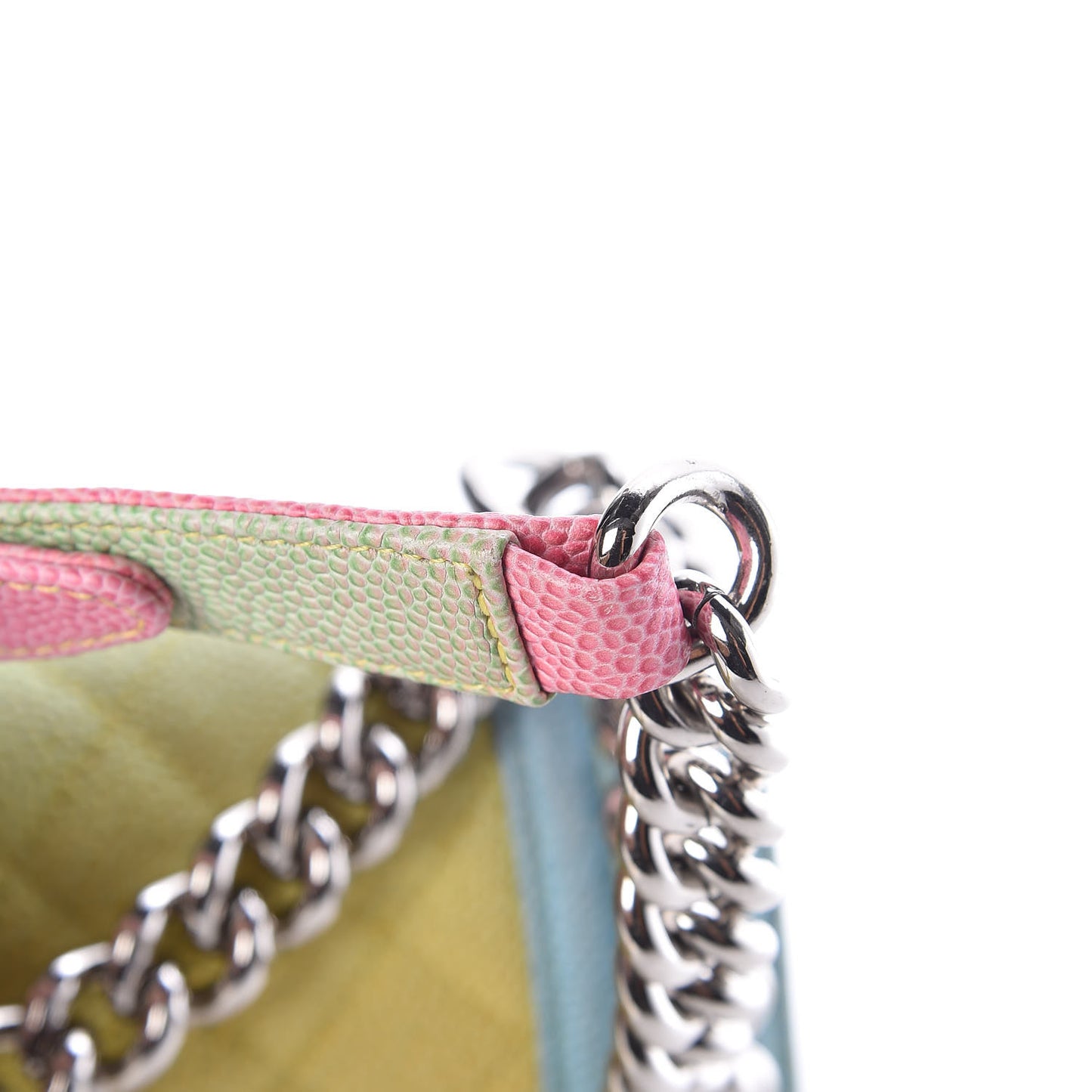 Caviar Quilted Medium Cuba Rainbow Boy Flap Multicolor