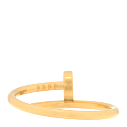 Cartier 18K Yellow Gold Small Juste Un Clou Ring 56 7.5 3 of 5