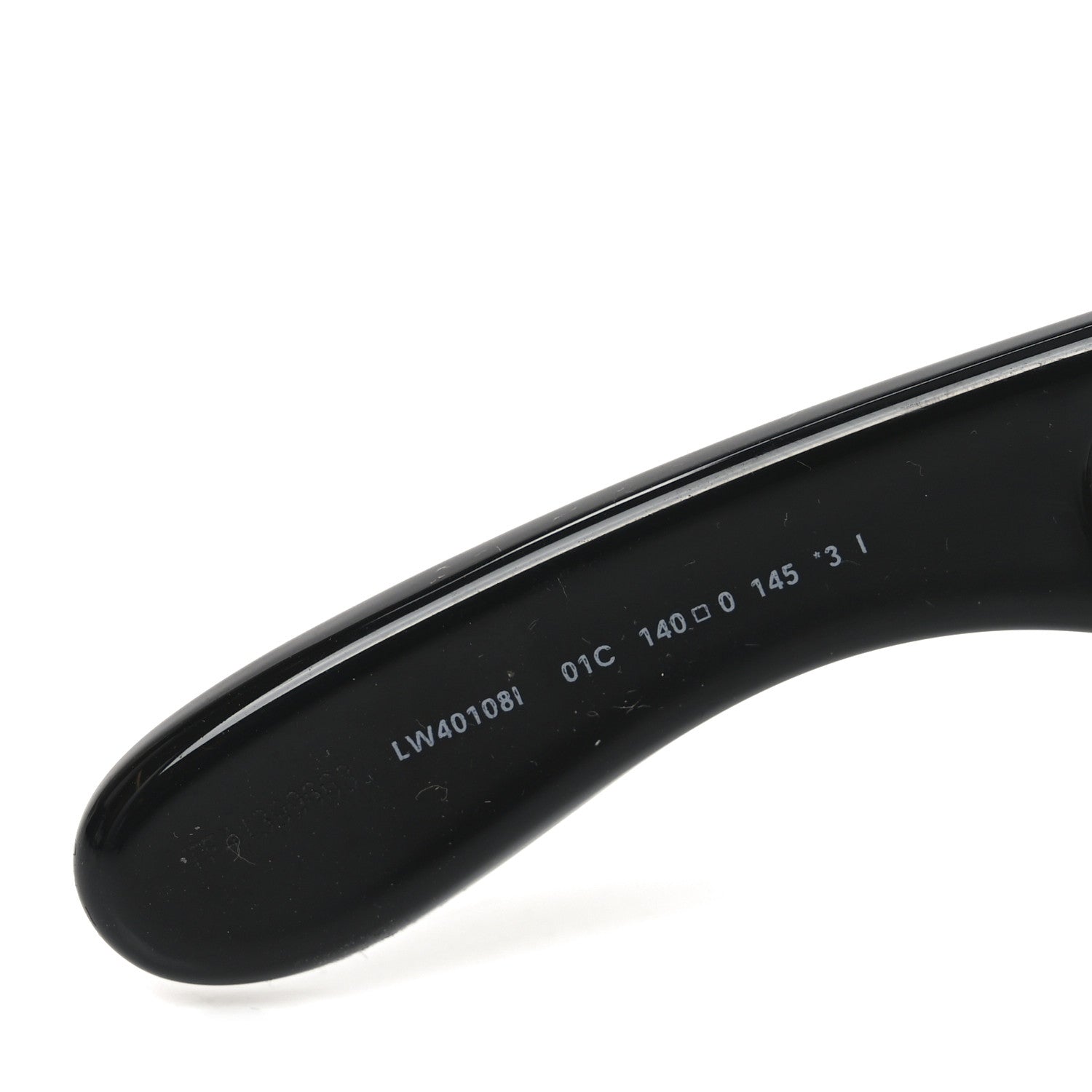 Loewe Acetate Mirrored Anagram Wave Mask Sunglasses LW40108I Black 6 of 7