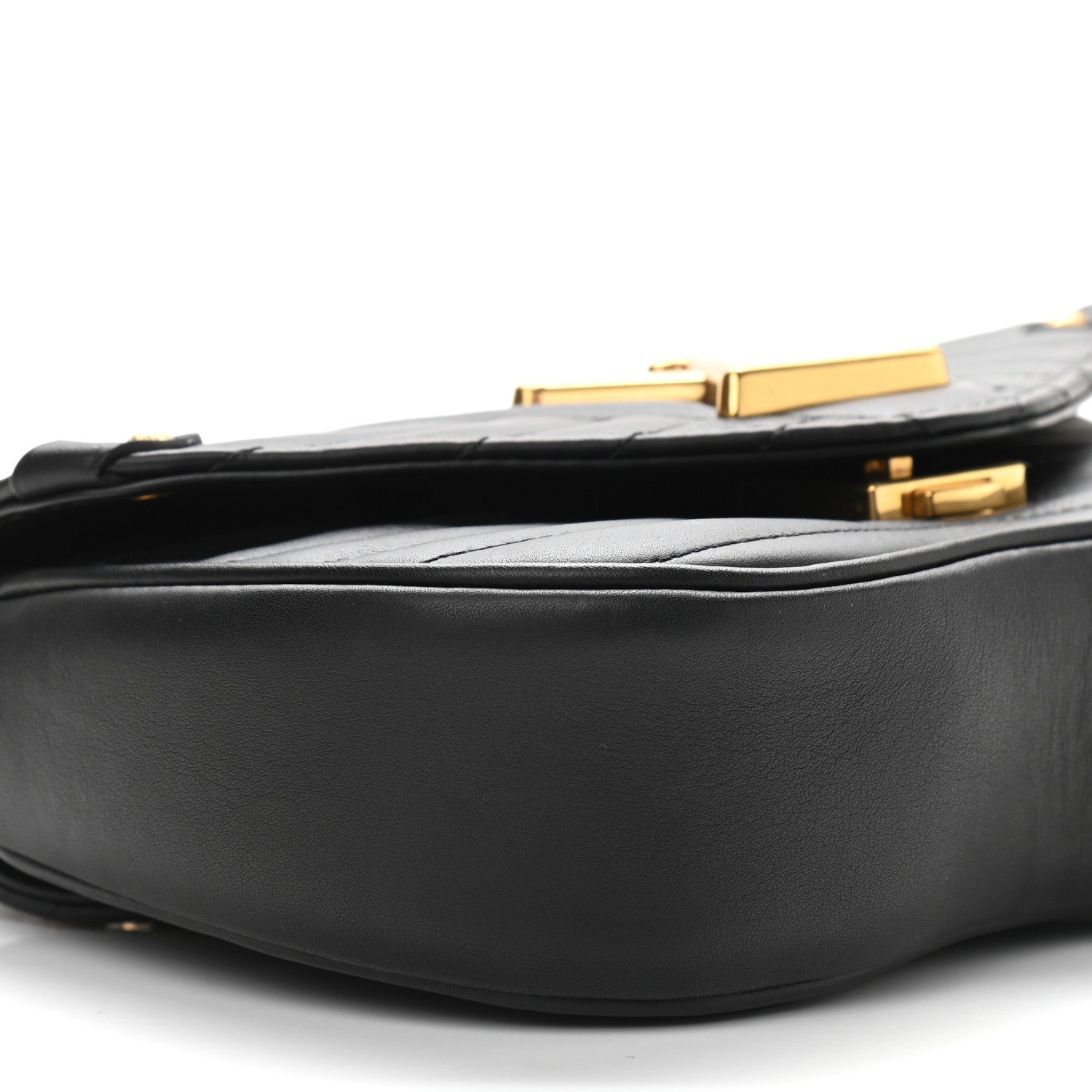 Louis Vuitton Calfskin New Wave Chain PM Black 7 of 8