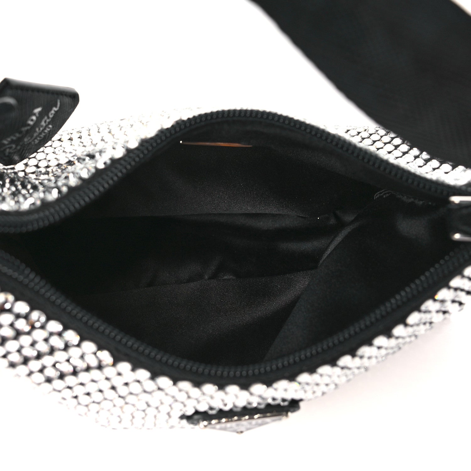 Prada Satin Crystal Mini Re-Edition 2000 Bag Cristal 5 of 11