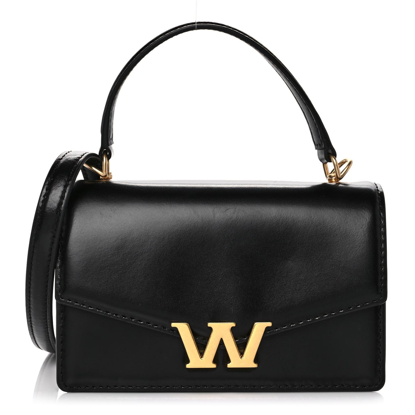 Calfskin Mini Legacy Satchel Black
