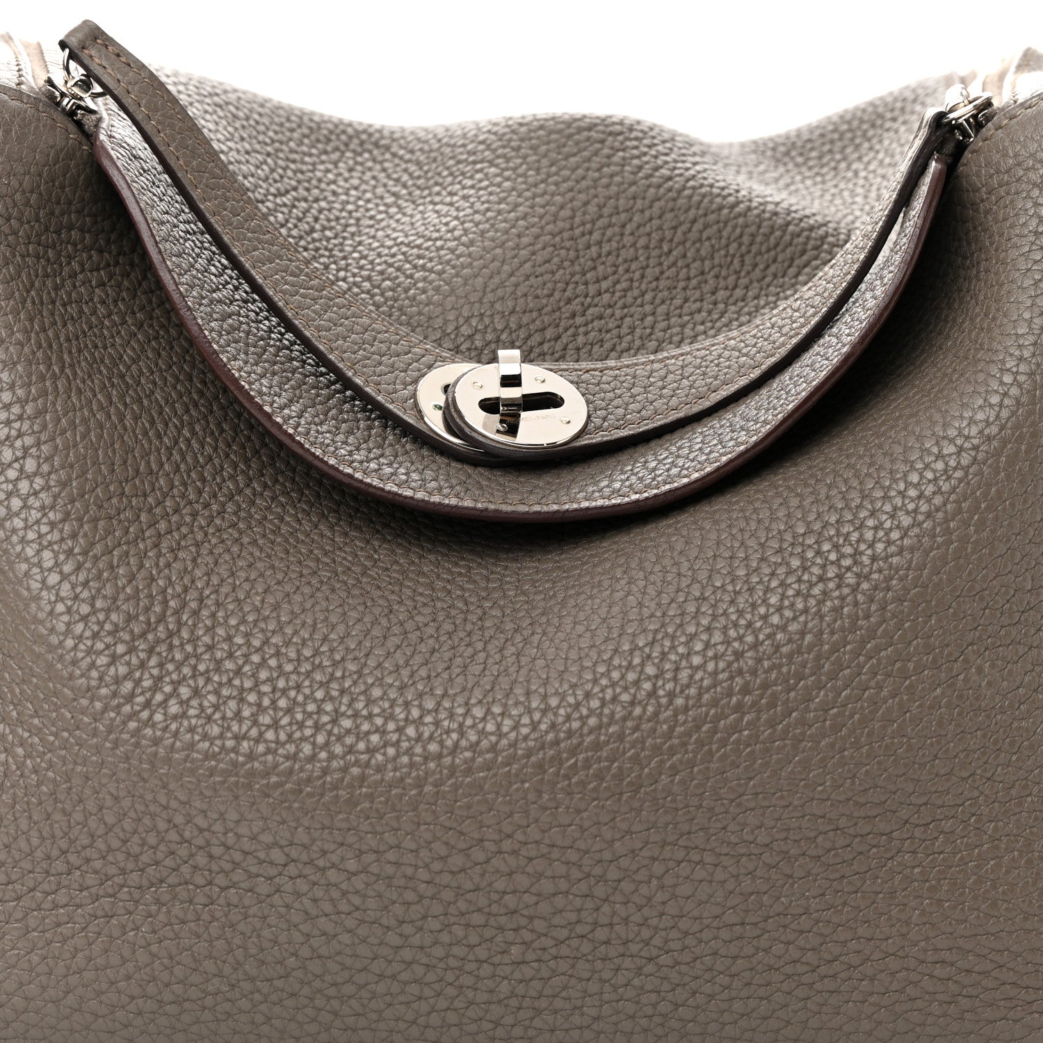 Hermes Taurillon Clemence Lindy 30 Etain 8 of 11