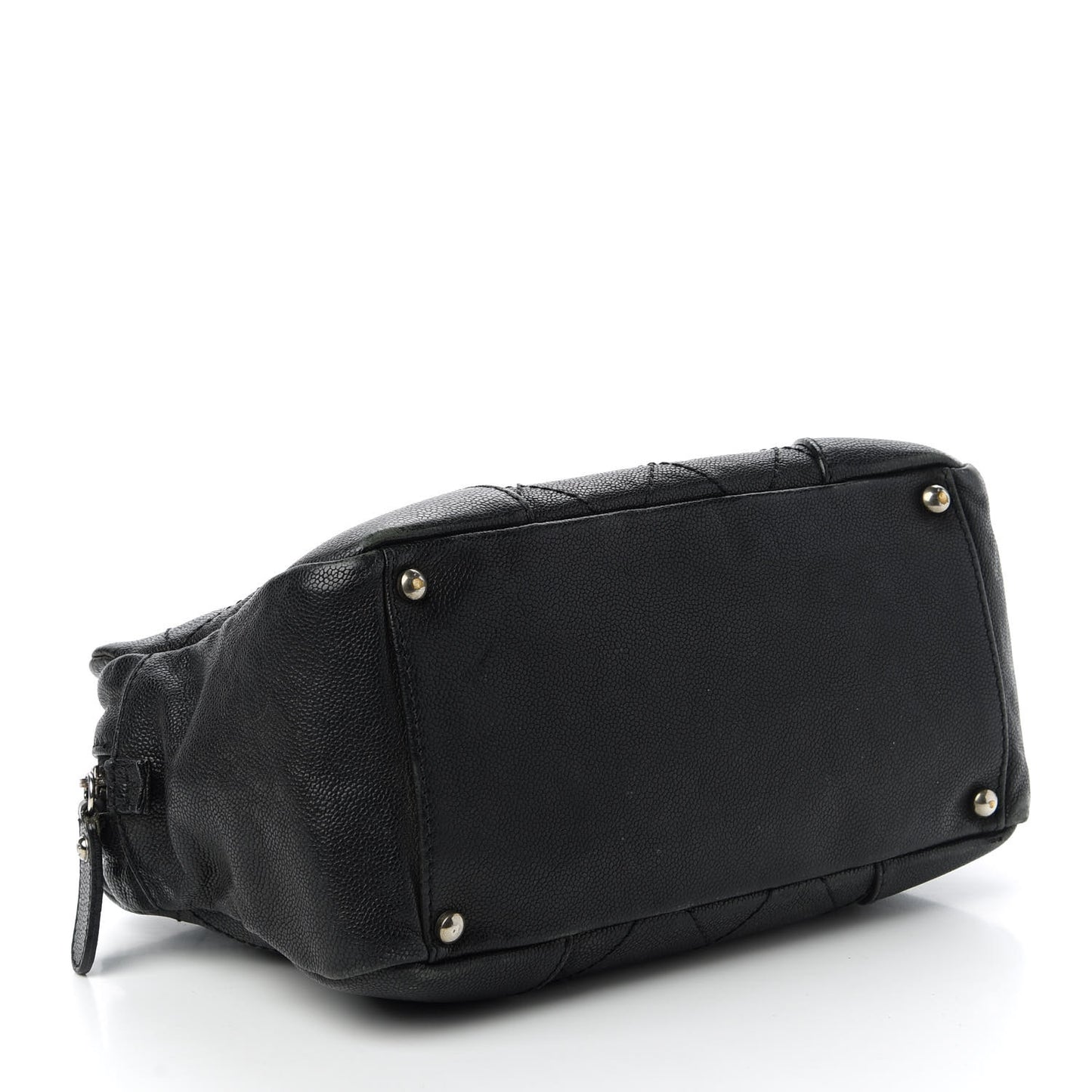 Distressed Caviar Outdoor Ligne Tote Black