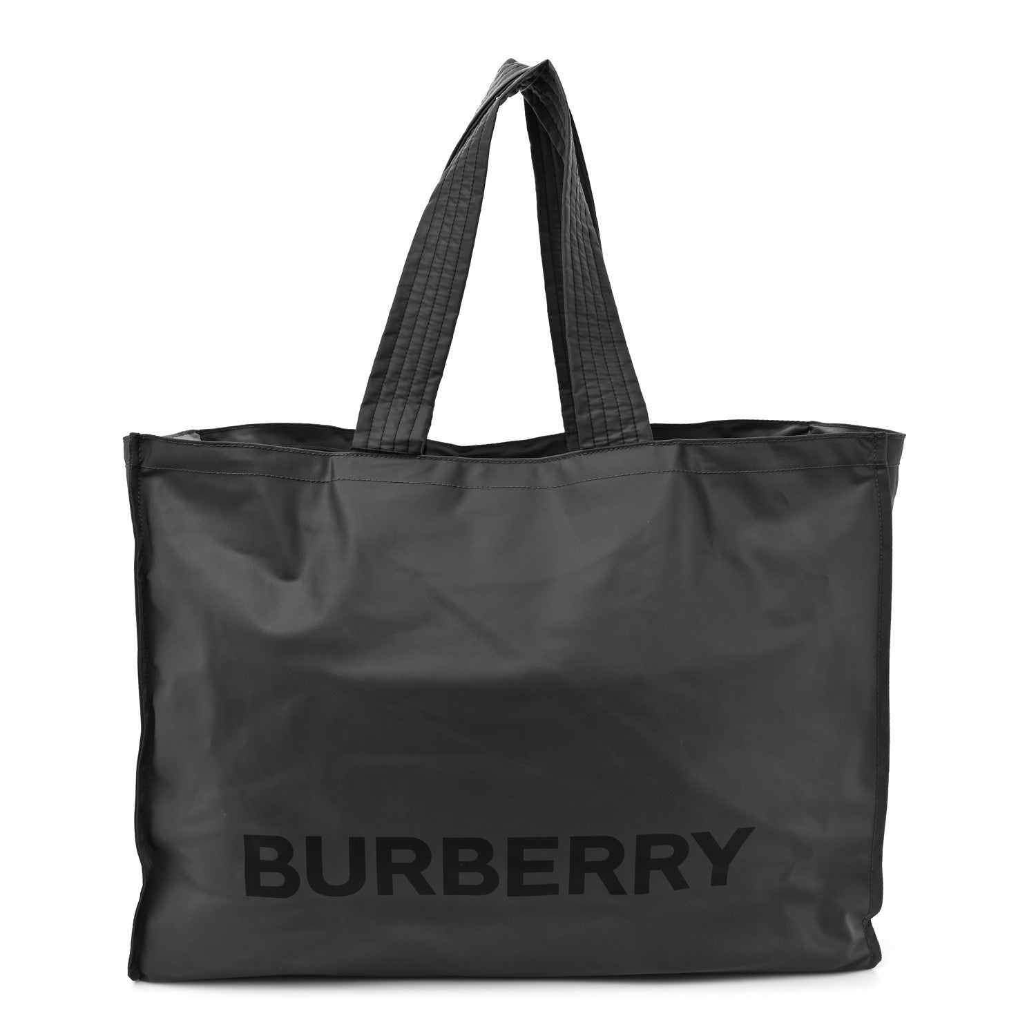 Burberry Nylon Logo Trench Tote Bag Charcoal Grey 1 of 11