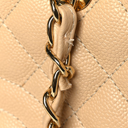 Chanel Caviar Quilted Grand Shopping Tote GST Beige Clair 10 of 10