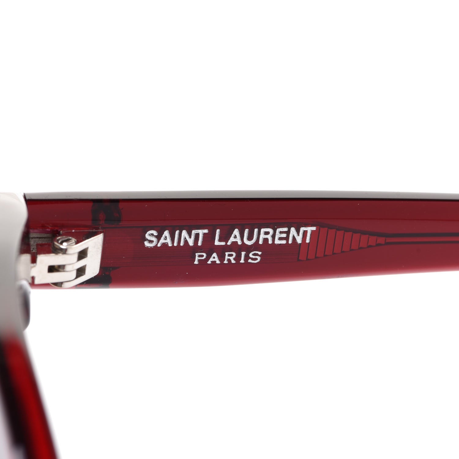 Saint Laurent Acetate Sunglasses SL M25/K Red 6 of 6